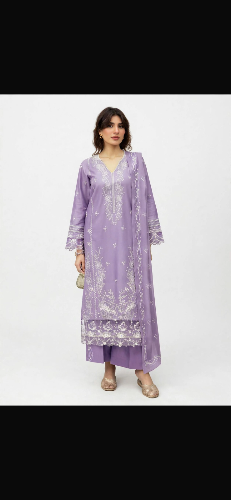 Luxury Dhanak 3 Piece Suit — photo 1