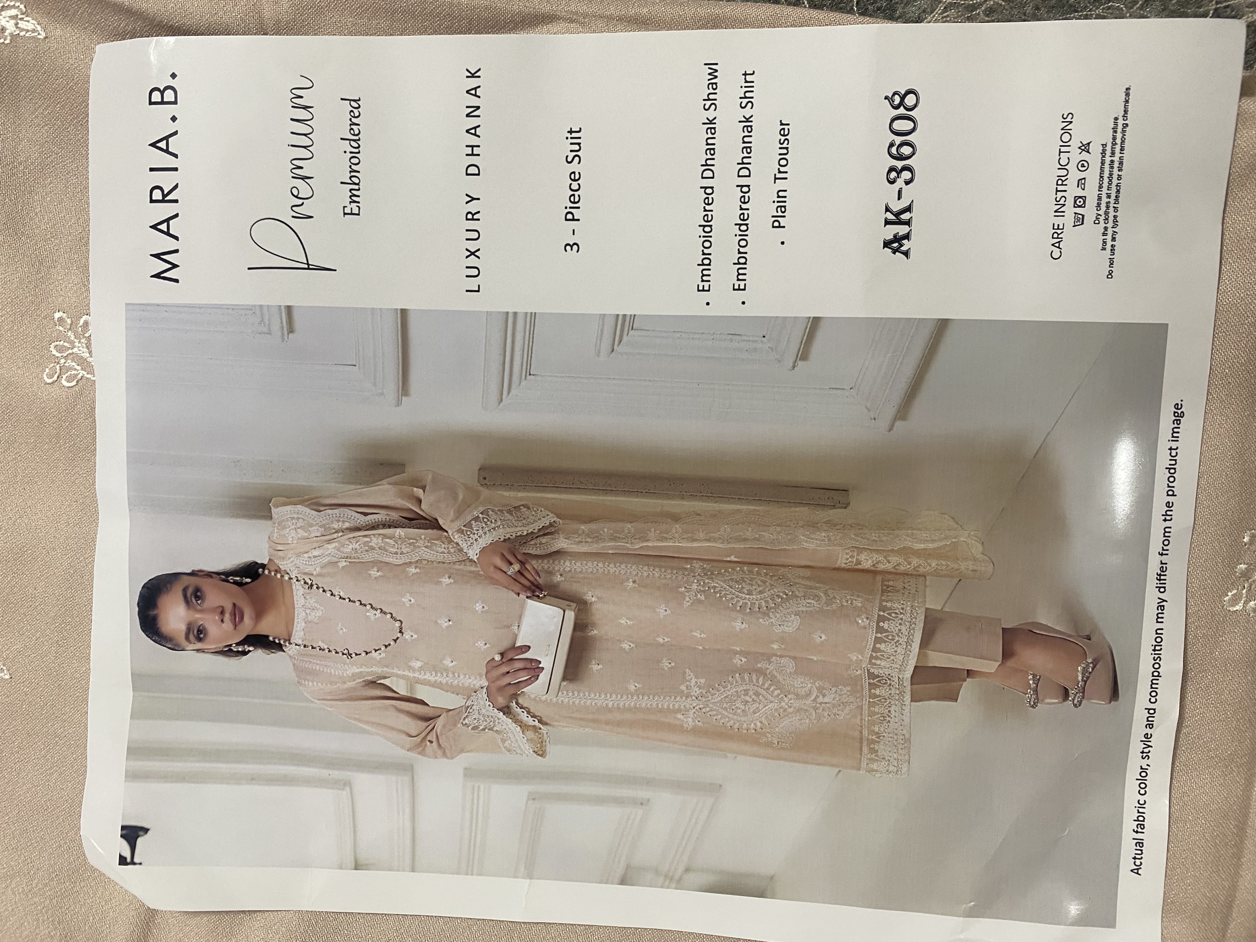 Luxury Dhanak 3Piece Suit — photo 7
